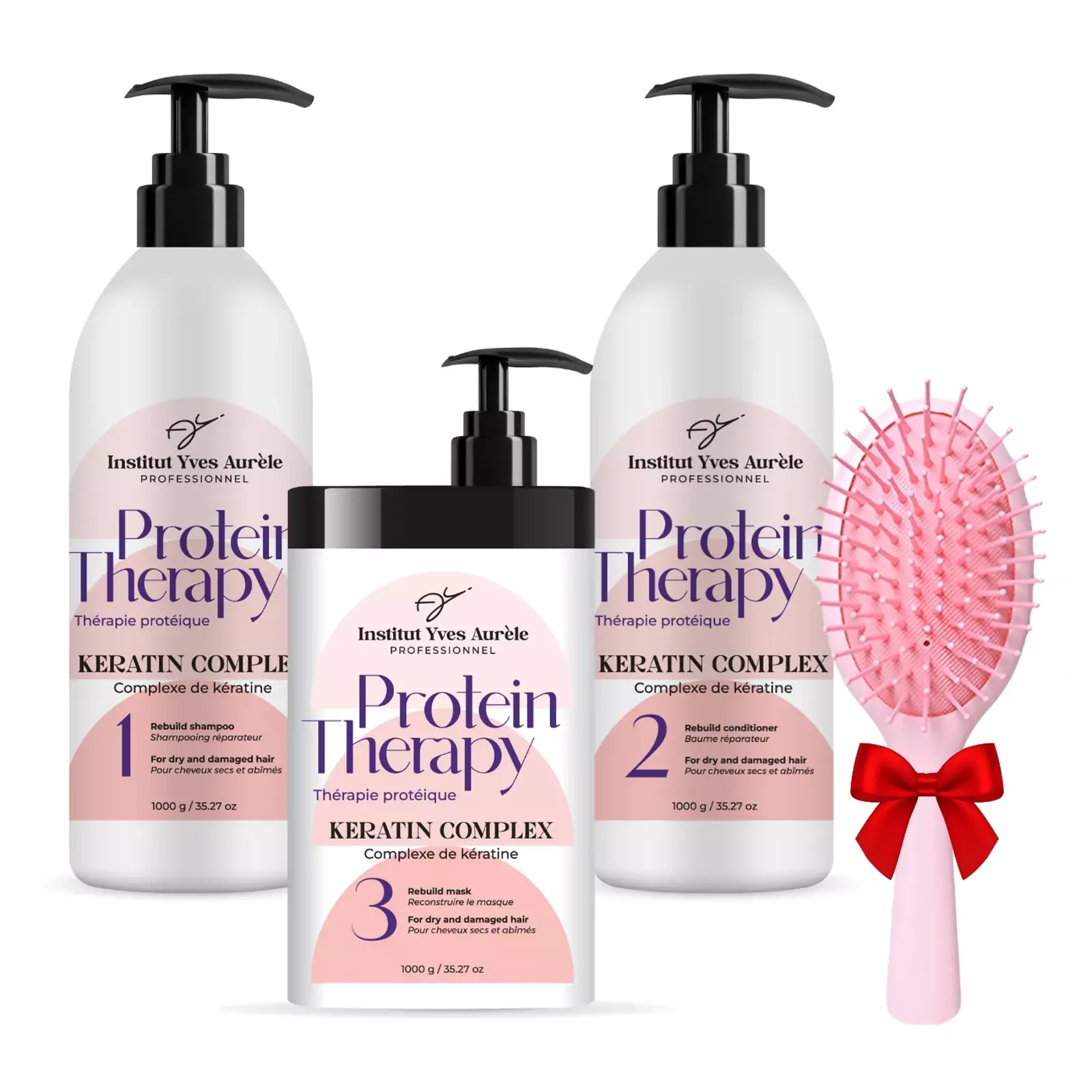 Protein Therapy Set MAX + LAHJA (hiusharja)! Protein Therapy Set MAX + LAHJA (hiusharja)!